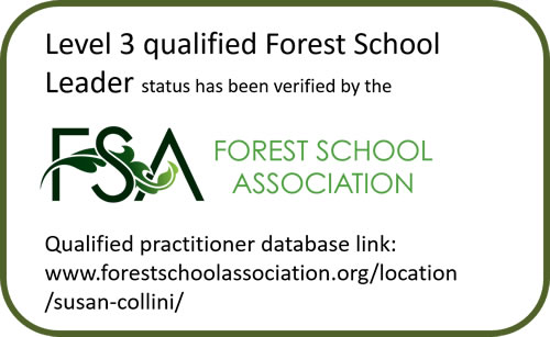 Forest School Association qualification details for Susan Collini