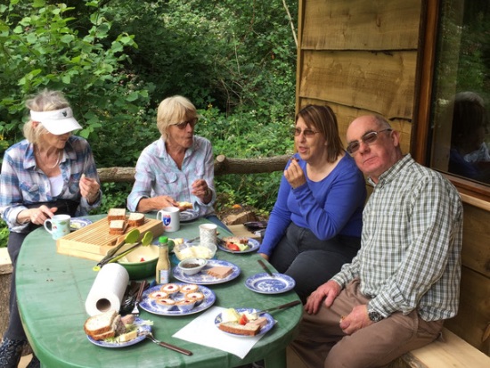 people seated at table